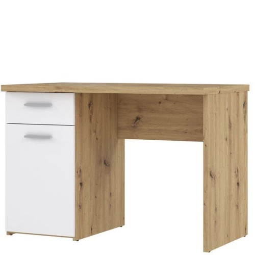 Biurko skandynawskie 110x60 cm z szufladą i szafką